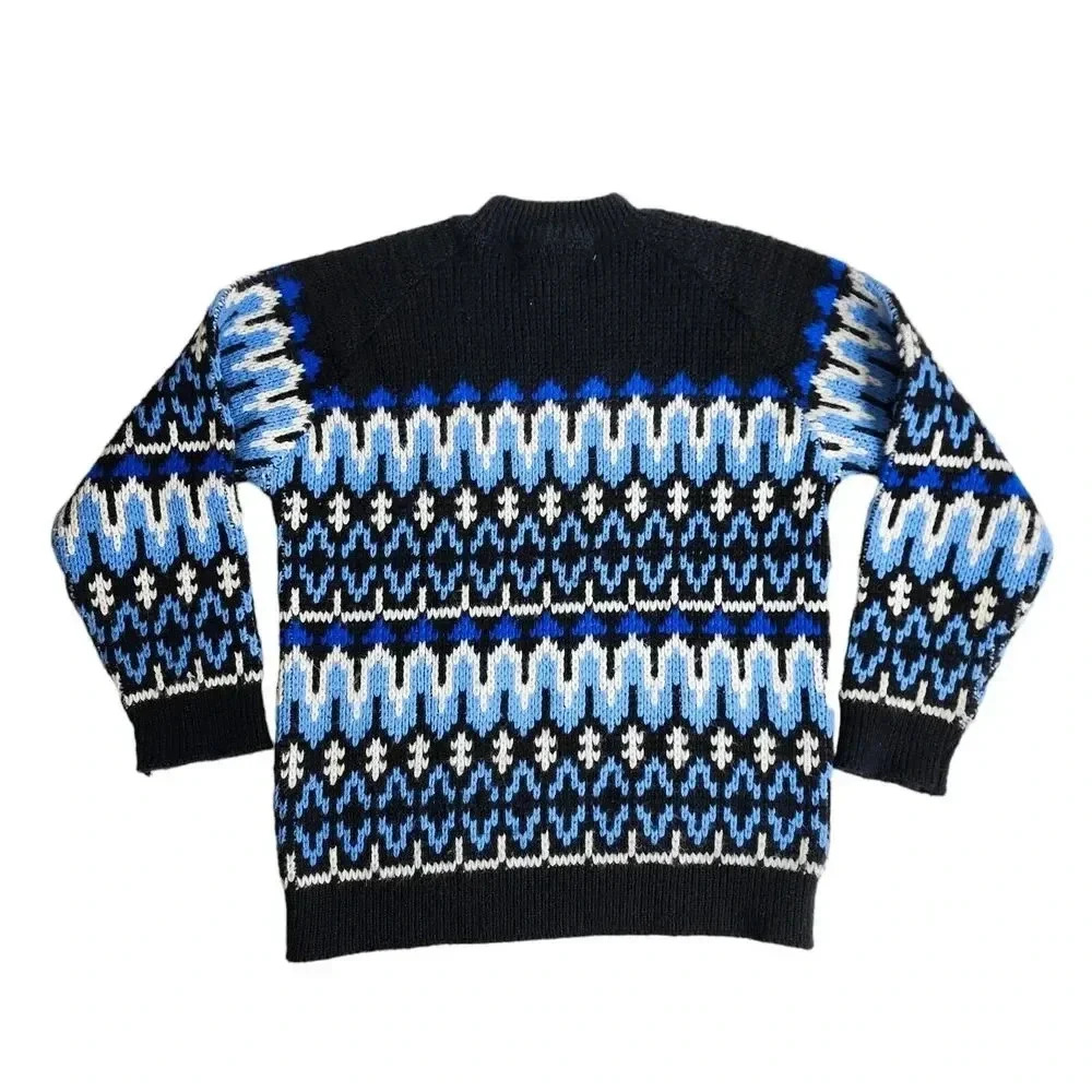 Garon's Garon-teed Acrylic Knitted Nordic Sweater Mills Chunky MN Size Large‎